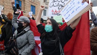 Tunisians defy police to stage more anti-government rallies