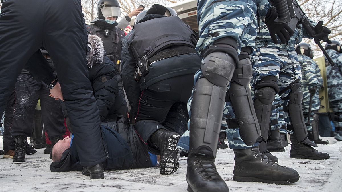 تظاهرات در روسیه در حمایت از ناوالنی
