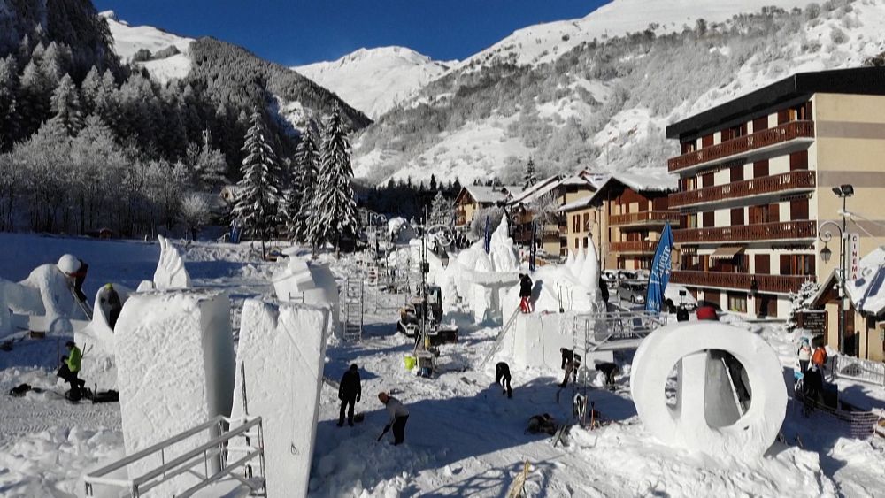 french-city-of-valloire-holds-38th-snow-sculpture-competition