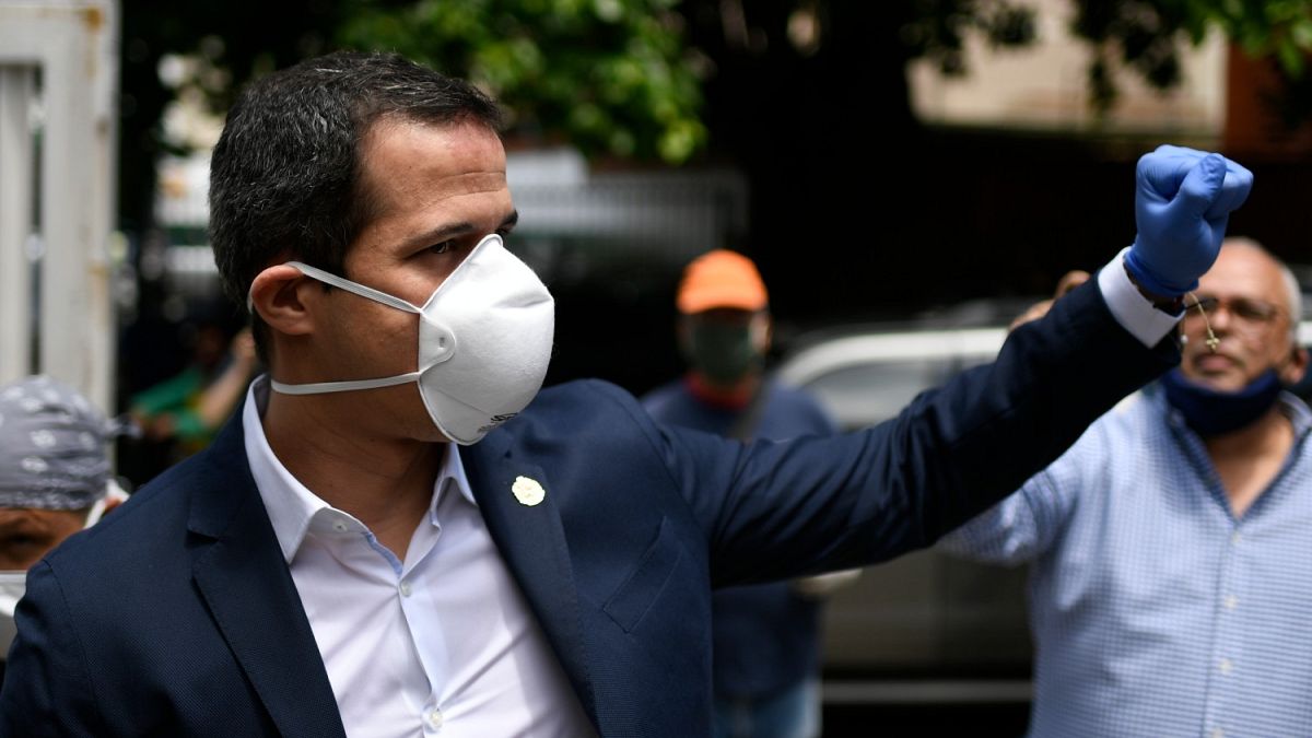 خوان گوایدو رهبر مخالفان در ونزوئلا