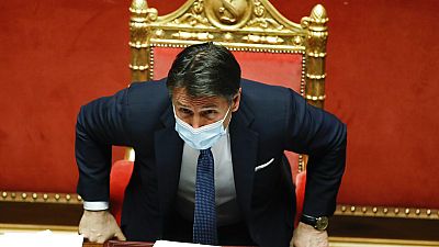 Giuseppe Conte im Parlament