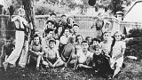 Jewish children at the Izieu children's home, France, shortly before they were deported to death camps on April 6, 1944