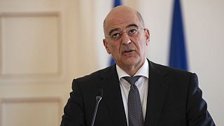 Greek foreign Minister Nikos Dendias