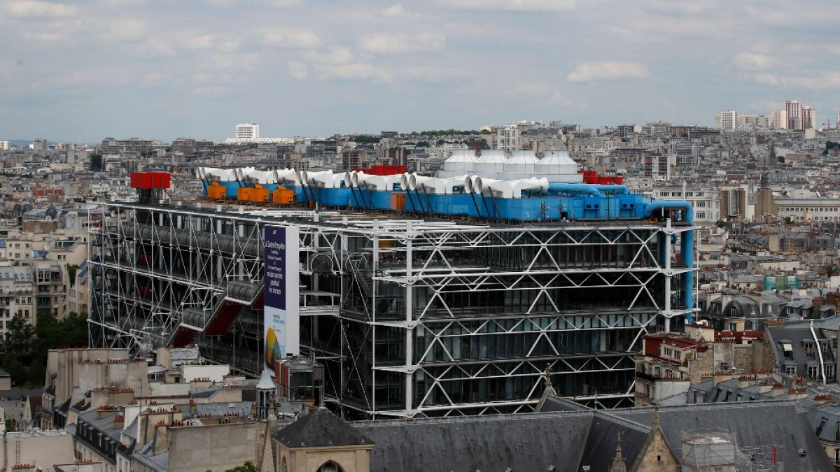 Il Centre Pompidou, progettato da Renzo Piano negli anni 70