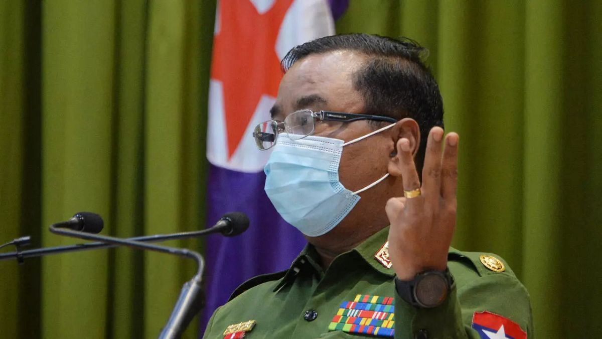 Myanmar Ordu sözcüsü general Zaw Min Tun