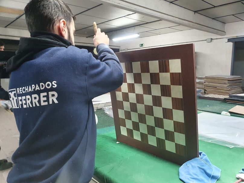 Gambito de dama' desde los tableros de Salesianos Úbeda