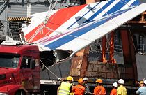Rio de Janeiro-Paris seferi sırasında düşen uçağın enkazı, 2009