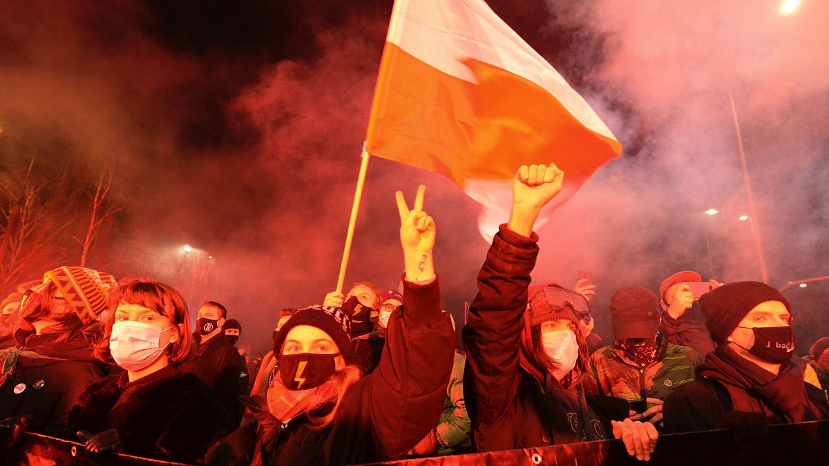 Polonya'da kürtaj yasasına tepki eylemleri