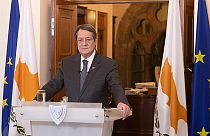 Ο πρόεδρος της Κύπρου Νίκος Αναστασιάδης στο Προεδρικό Μέγαρο της Κύπρου