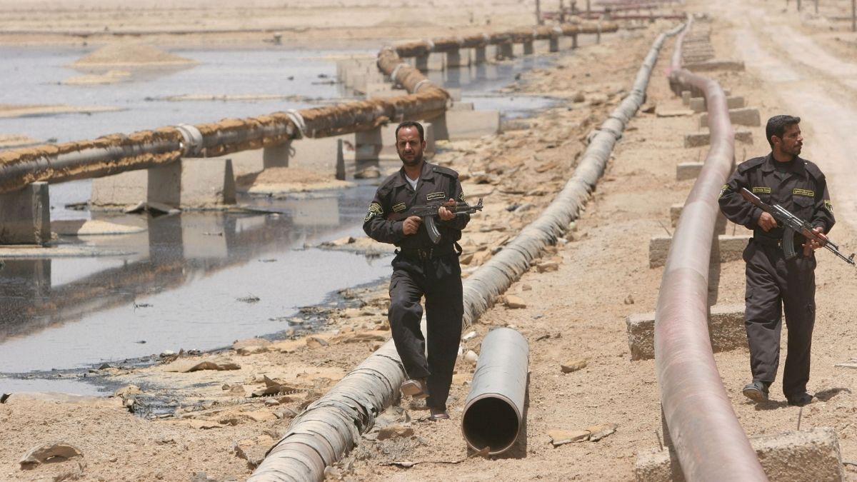 تامین امنیت خط لوله نفت در شمال بصره