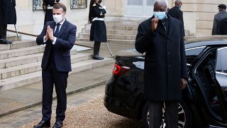 Mali's interim leader Bah N'daw meets with Macron in Paris