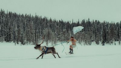 The tongue in cheek video for the campaign shows people doing summer sport in the snow. The tongue in cheek video for the campaign shows people doing summer sport in the snow.