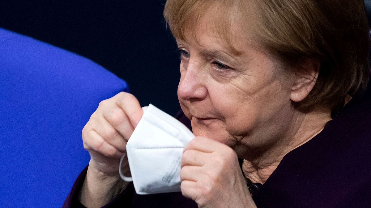 Angela Merkel extended Germany's lockdown in January