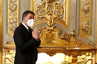 Italia Viva party leader Matteo Renzi 