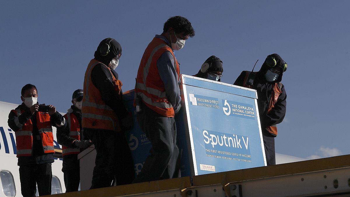 Αποστολή εμβολίων Sputnik V στην Βολιβία.