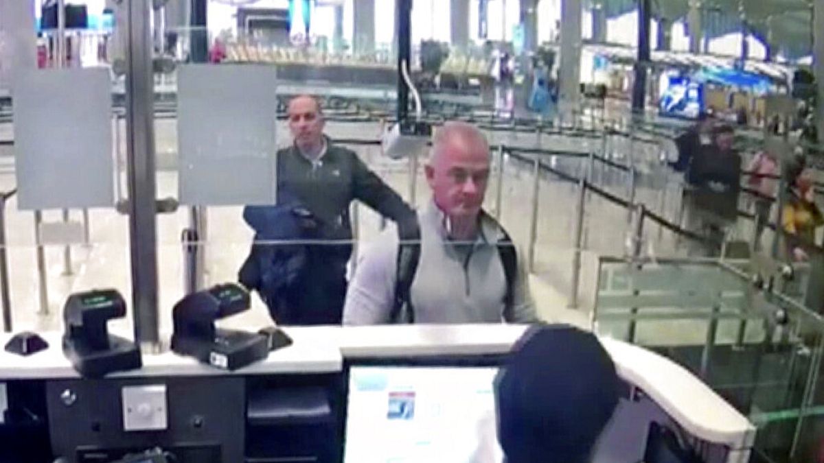Nissan patronu Carlos Ghosn'nun İstanbul üzerinden Lübnan'a kaçmasına yardım ettiği iddia edilen Michael Taylor, 30 Aralık 2019, İstanbul Havalimanı