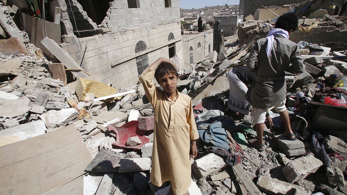 بمباران مناطق مختلف یمن از سوی ائتلاف عربی به رهبری عربستان- عکس آرشیوی