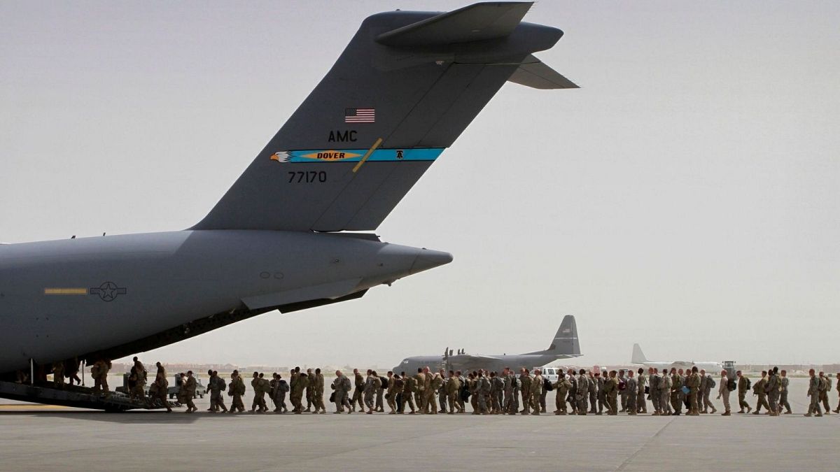 خروج نظامیان آمریکایی از افغانستان
