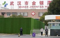 مستشفى ووهان جينينتان الذي زاره فريق منظمة الصحة العالمية في ووهان بمقاطعة هوبي بوسط الصين