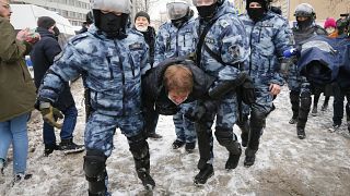 Moskova'da gözaltılar