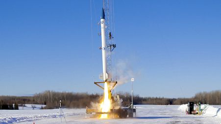 The launch by by bluShift Aerospace was the first rocket launch in Maine's history.
