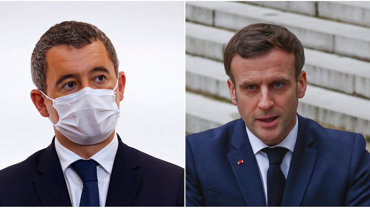 Fransa Cumhurbaşkanı Emmanuel Macron (sağda) söz konusu tüzüğü 18 Ocak'ta sunmuştu.