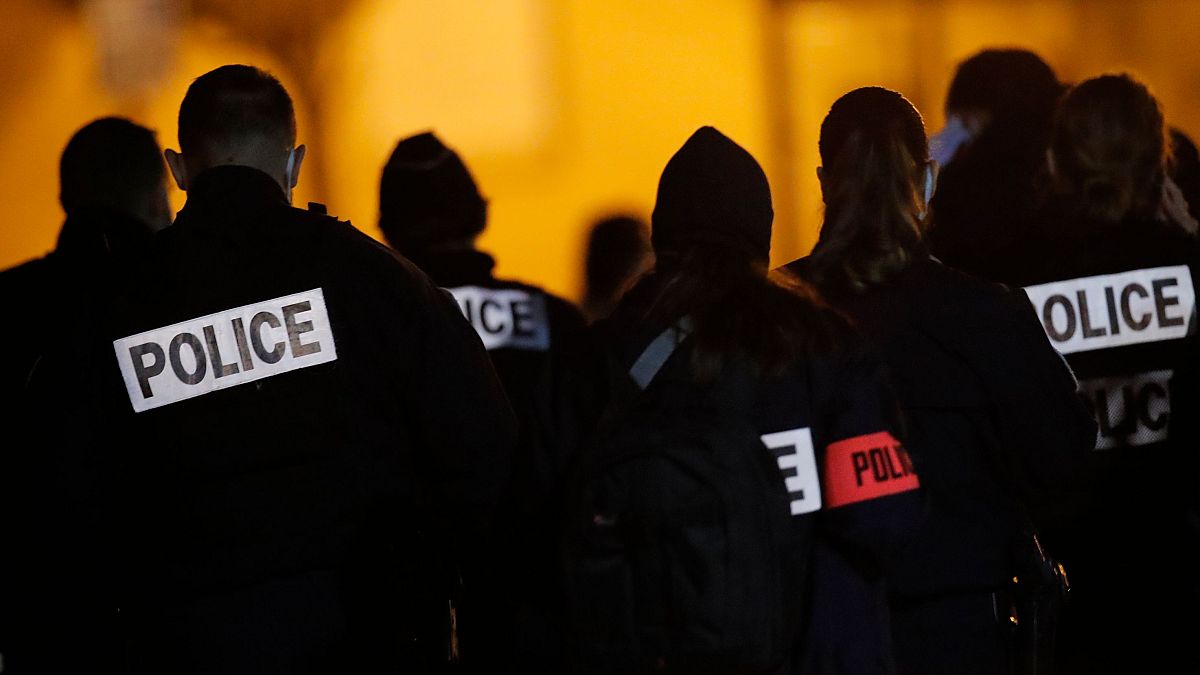 File photo of police in France