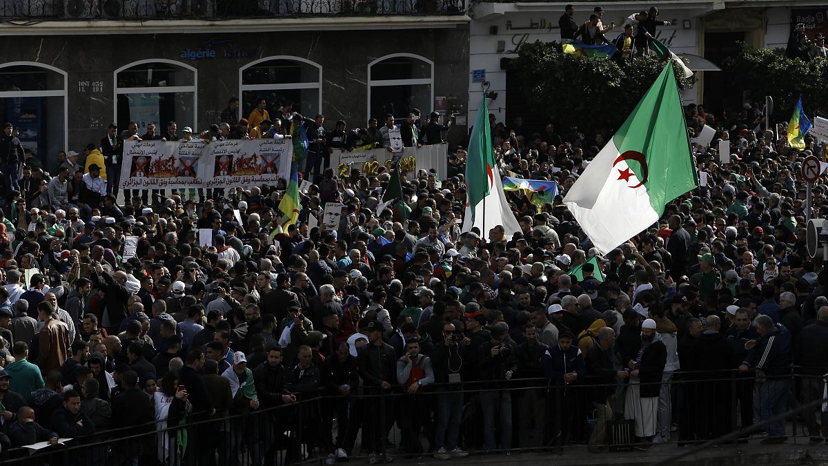 مظاهرة في العاصمة الجزائرية 