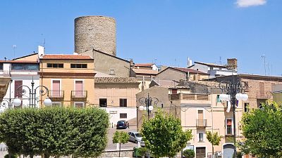 Panoramic view of Biccari