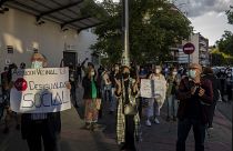 A szociális egyenlőtlenségek ellen tüntettek Madridban