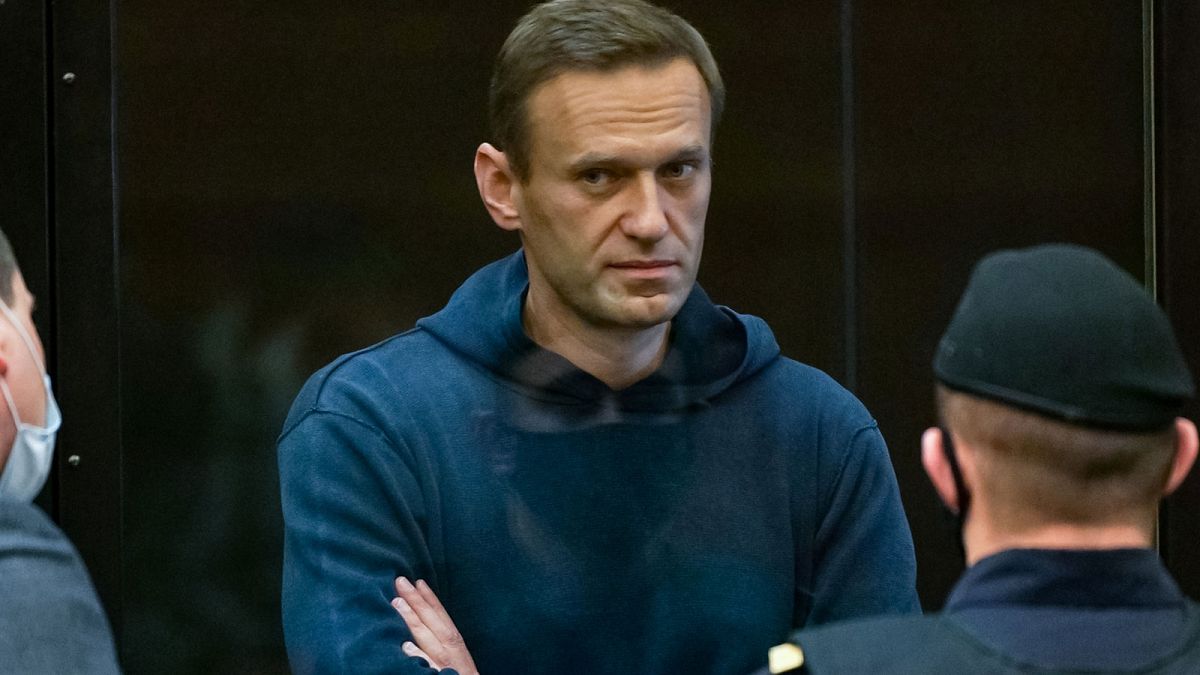  Alexeï Navalny, au palais de justice de Moscou, le 2 février 2021