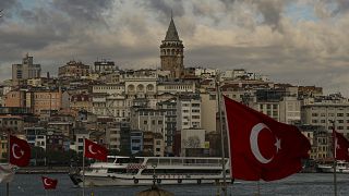 منظر عام لمدينة اسطنبول في تركيا.