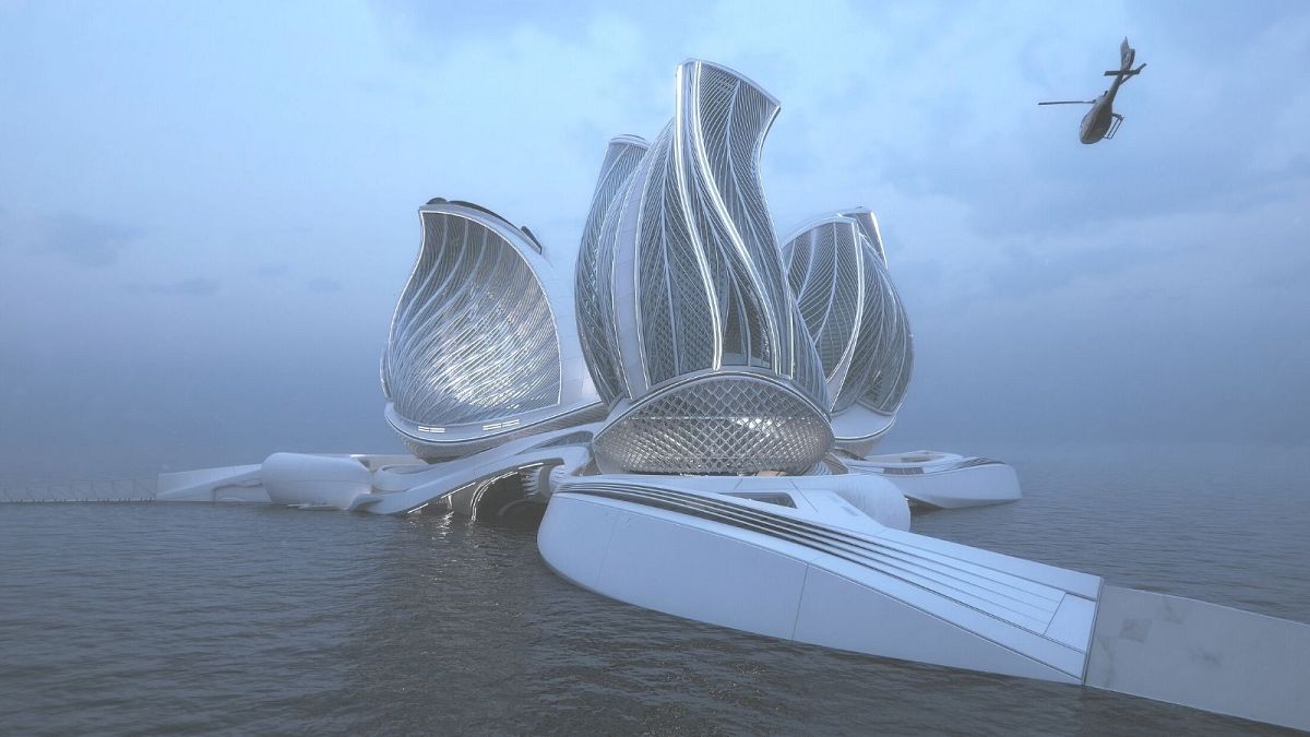  Este diseño llamado el 8º continente ha ganado el premio del Gran Premio 2020 de arquitectura e innovación del mar. 