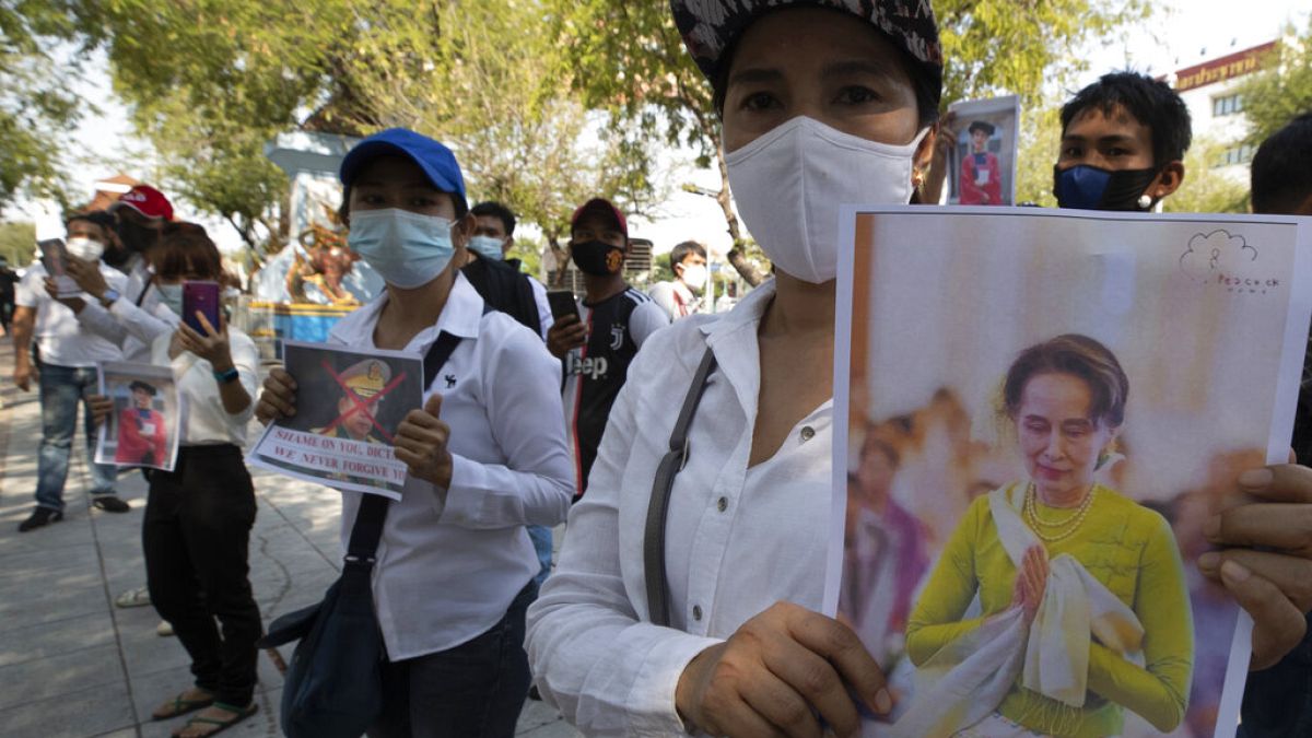 Διαδήλωση στη Μιανμάρ