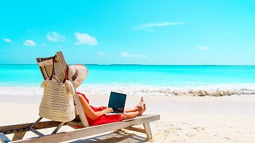 Living the dream? Remote working from the beach