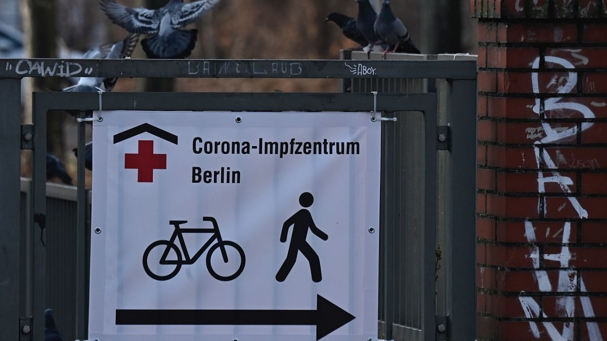 Hinweisplakat in Berlin