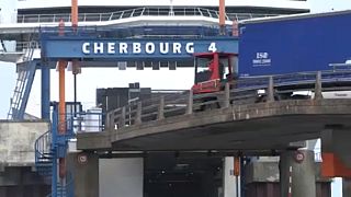 Symbolfoto Hafen von Cherbourg in Frankreich
