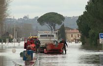 Flooding strands residents in Marmande, southwestern France