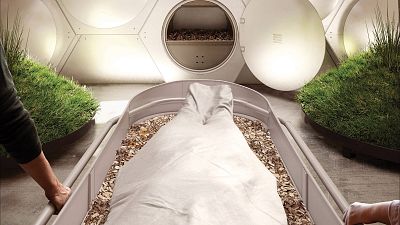Once the body is turned into compost, family and friends are encouraged to take some or all of the soil to use in their own gardens. Once the body is turned into compost, family and friends are encouraged to take some or all of the soil to use in their own gardens.