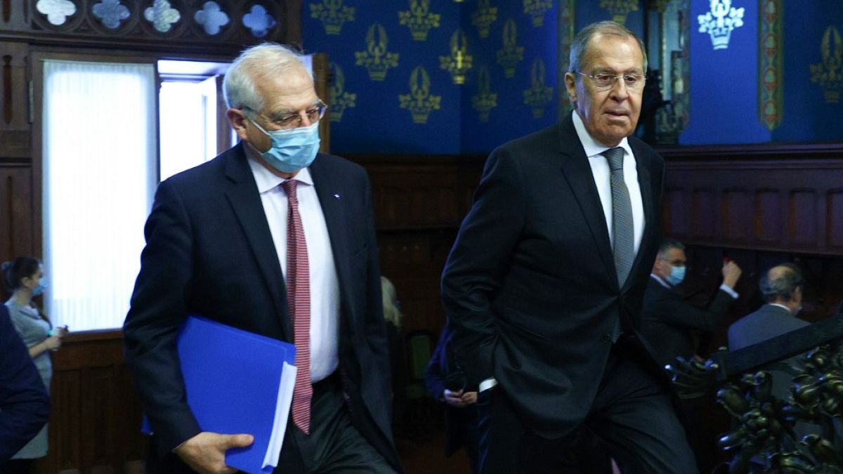 AB Dış İlişkiler Yüksek Temsilcisi Borrell ile Rusya Dışişleri Bakanı Lavrov Moskova'da temaslarda bulundu