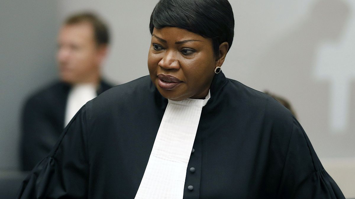 FILE - In this Tuesday Aug. 28, 2018 file photo, Prosecutor Fatou Bensouda at the International Criminal Court (ICC) in The Hague, Netherlands.