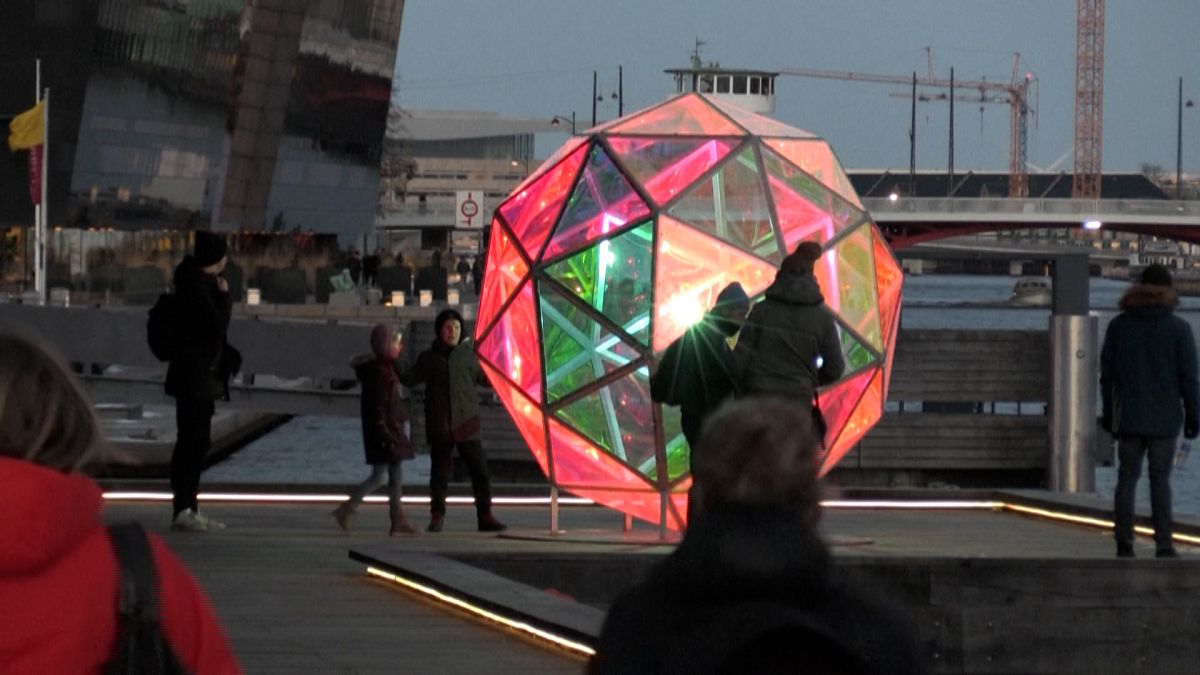 Kunst aus Licht in Kopenhagen