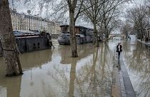 Inundações na França e tempestade na Alemanha