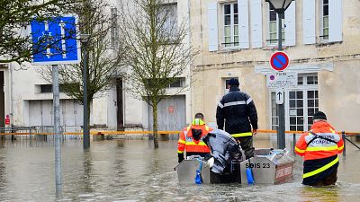Überschwemmung in Saintes