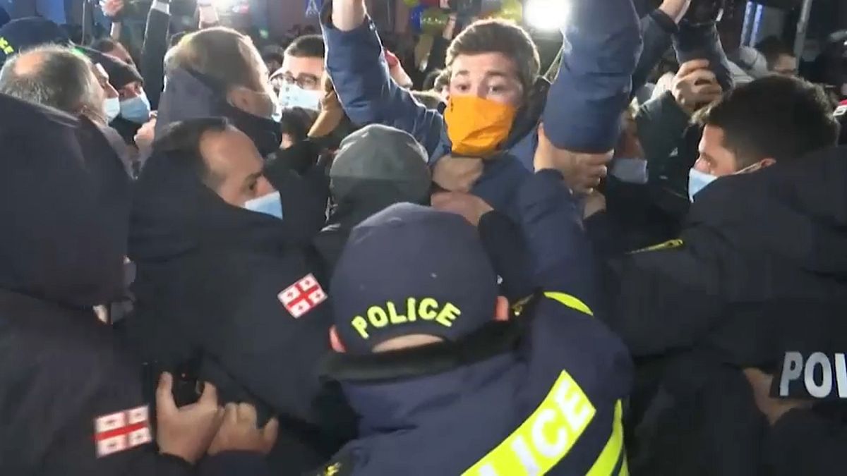 Demonstration in Tiflis