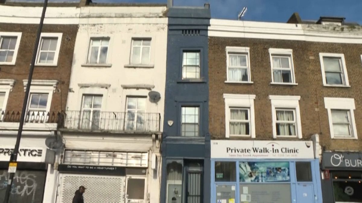 В Лондоне продаётся самый узкий дом