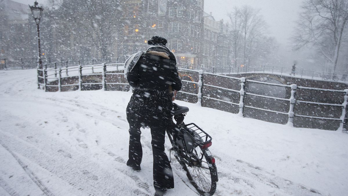 Schnee in den Niederlanden