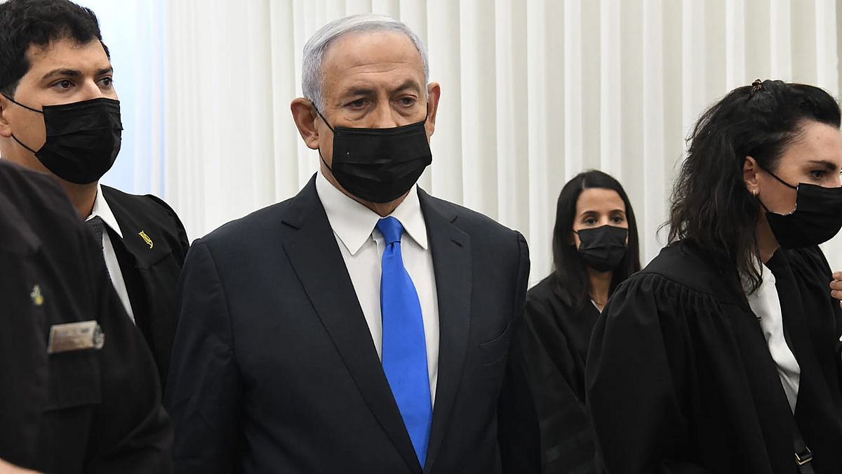بنیامین نتانیاهو در دادگاه