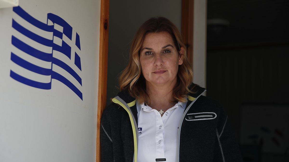 Greek Olympic sailing champion Sofia Bekatorou