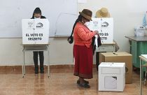 Abstimmung im ecuadorianischen Cangahua.
